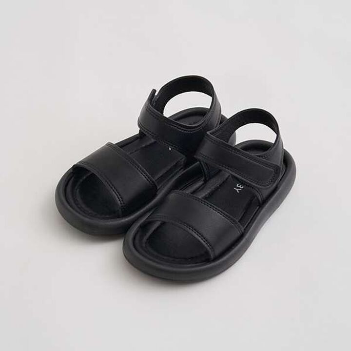 Faux Leather Flat Sandals,Ivory, medium image number 5