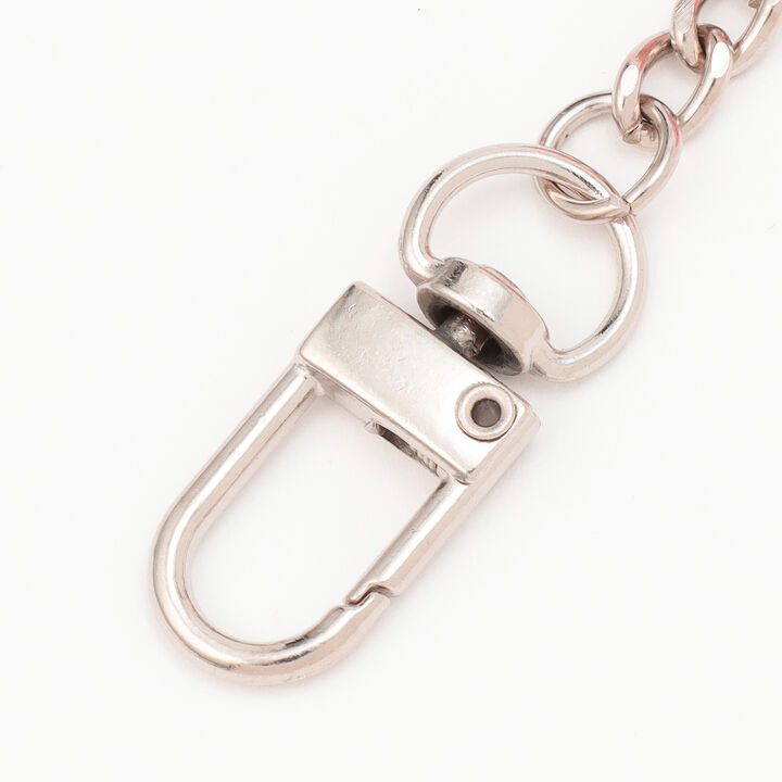 Heart-Shaped Cosmetic Keychain,Silver, medium image number 6