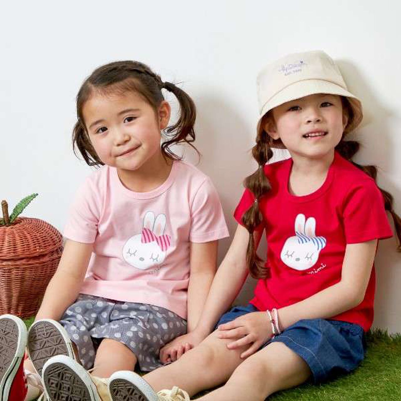 KP Rabbit Back Logo Short Sleeve T-Shirt [100-130],Pink, large image number 14