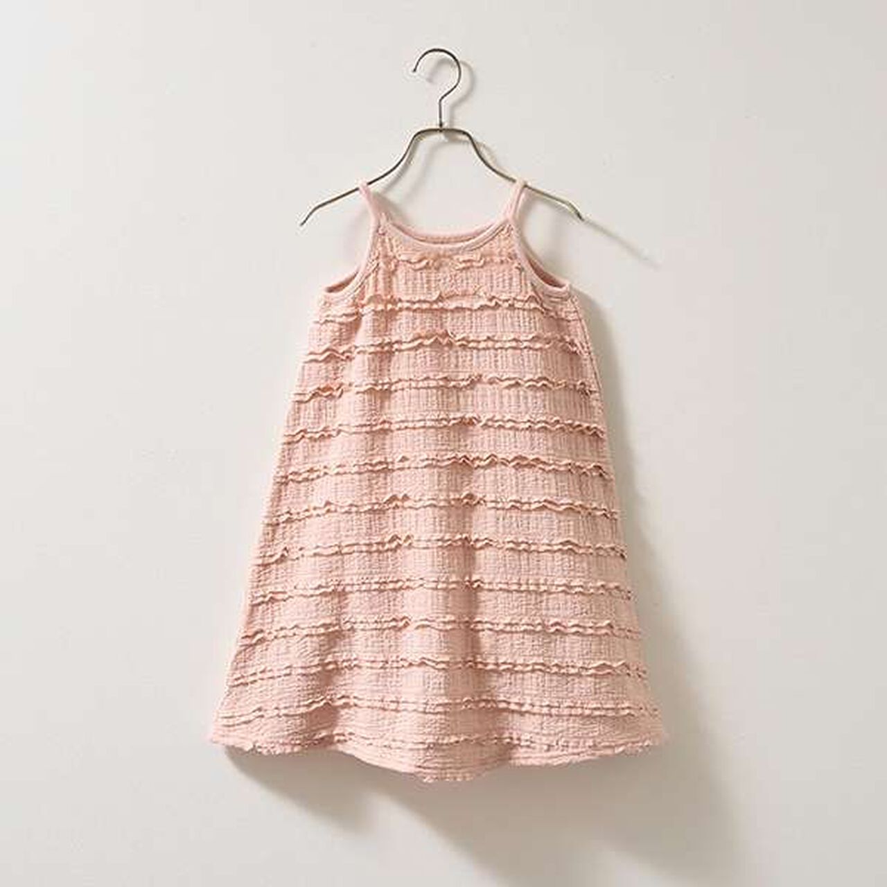 Frill Knit Lace Camisole One-Piece Dress,Ivory, large image number 2