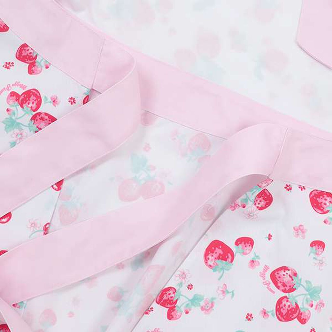 35th Reissue Strawberry Pattern Women's Size Apron,Off white, large image number 3