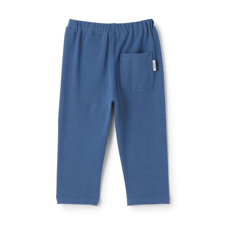 [365D] Anti-Stain Finish Jersey Knit 6/7 Length Leggings,Blue gray, medium image number 1