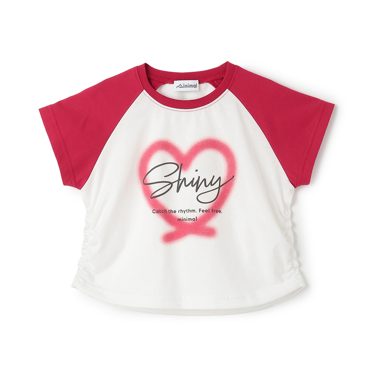 [Cool Touch] Cropped Raglan Short Sleeve T-Shirt,Black, large image number 10