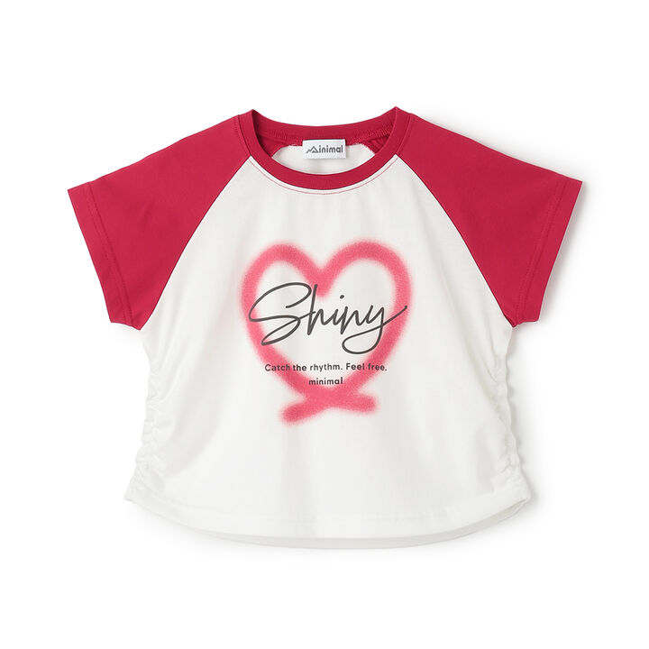 [Cool Touch] Cropped Raglan Short Sleeve T-Shirt,Black, medium image number 10