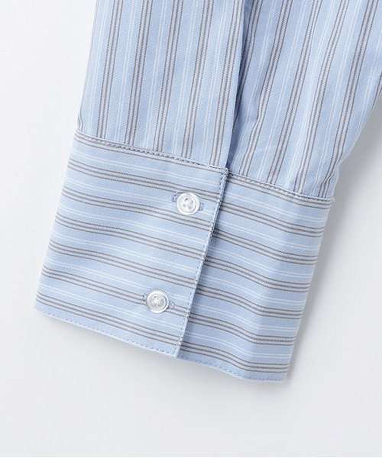 Shirred Ribbon Blouse,Beige, large image number 13