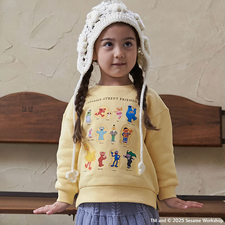 [SESAME STREET] Character Full Sweatshirt,, medium