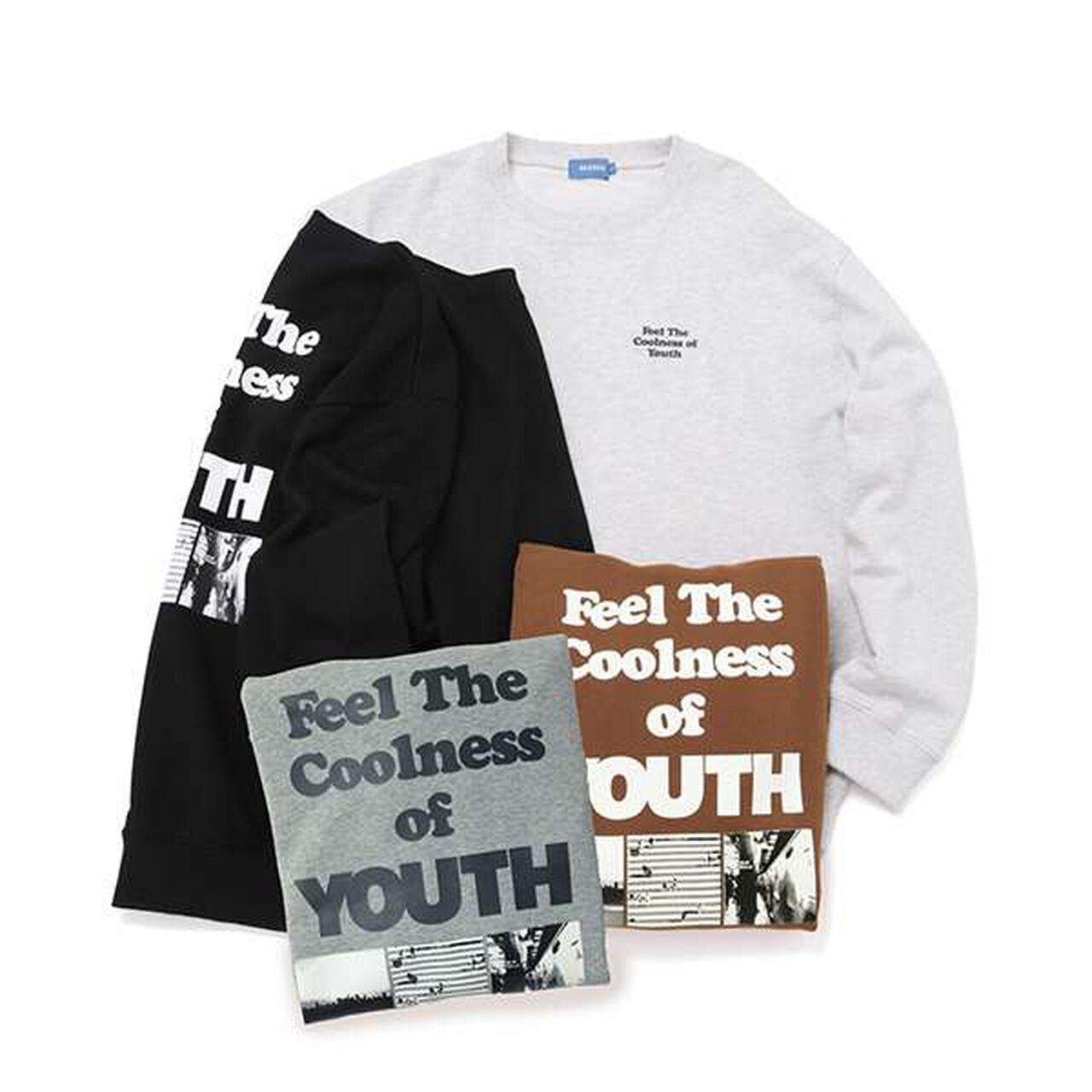 Quick-Dry & Pilling-Resistant Affordable Back Photo Print Sweatshirt,Milky white, large image number 8