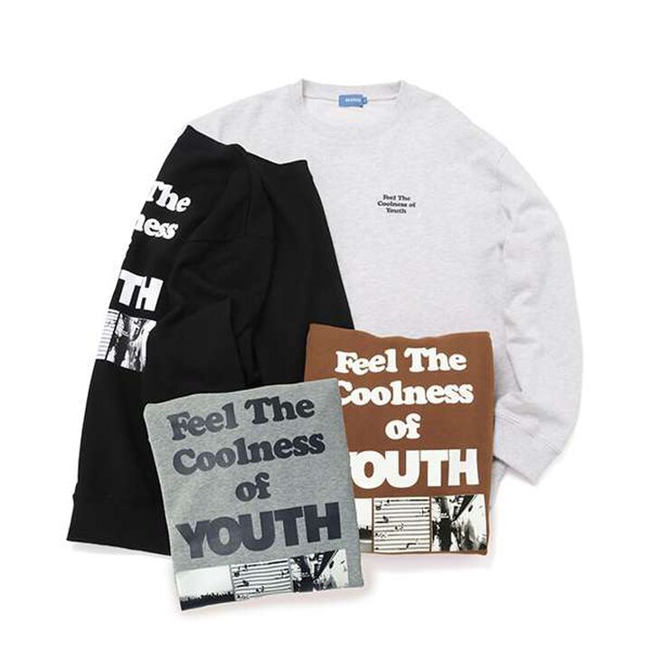 Quick-Dry & Pilling-Resistant Affordable Back Photo Print Sweatshirt,Milky white, medium image number 8