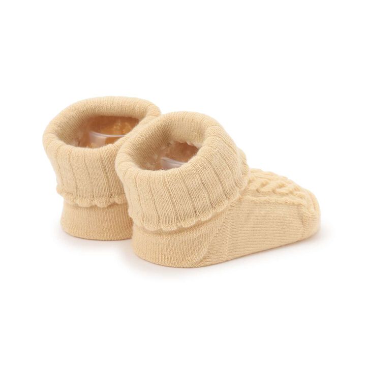 Cable Cup Socks,Yellow, medium image number 1