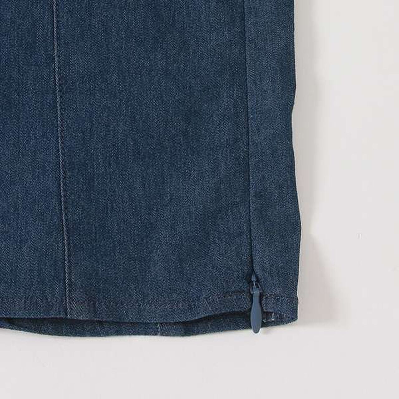 [LADIES] Balloon Sleeve Denim Tunic,Off white, large image number 4