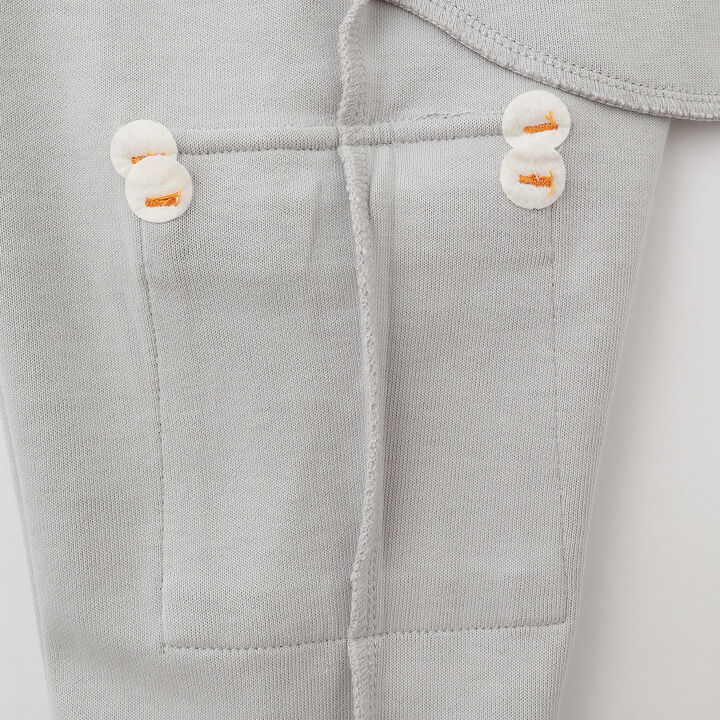 [Popular Item Restocked] [Not Available at Physical Stores] Dinosaur Embroidered Ribbed Hem Cargo Pants,Light gray, medium image number 6