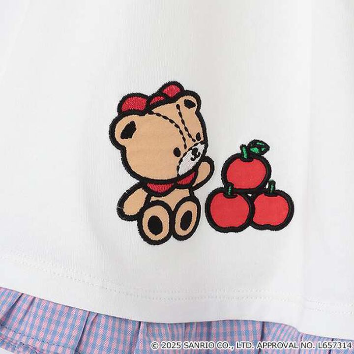 [HELLO KITTY] Frilled Collar Tunic,Off white, medium image number 5