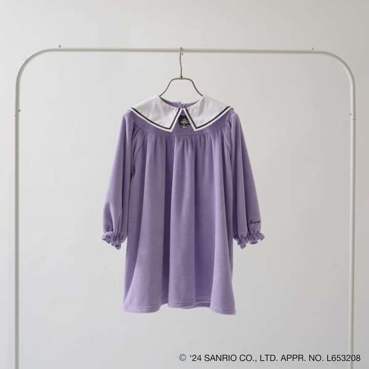 Sanrio Kuromi Collar One-Piece Dress,Lavender, medium image number 12