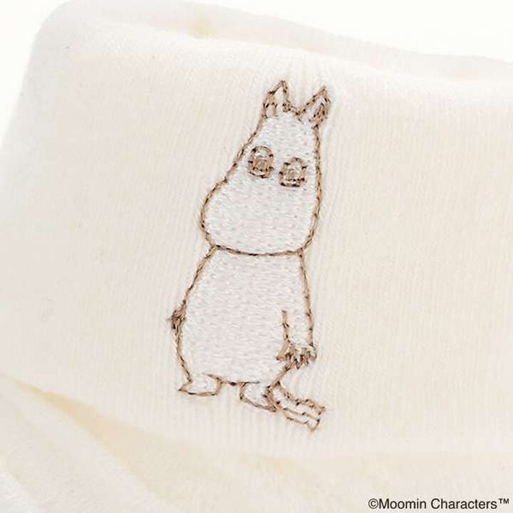 [MOOMIN] Moomin Cable Knit Cup Socks,Off white, medium image number 4