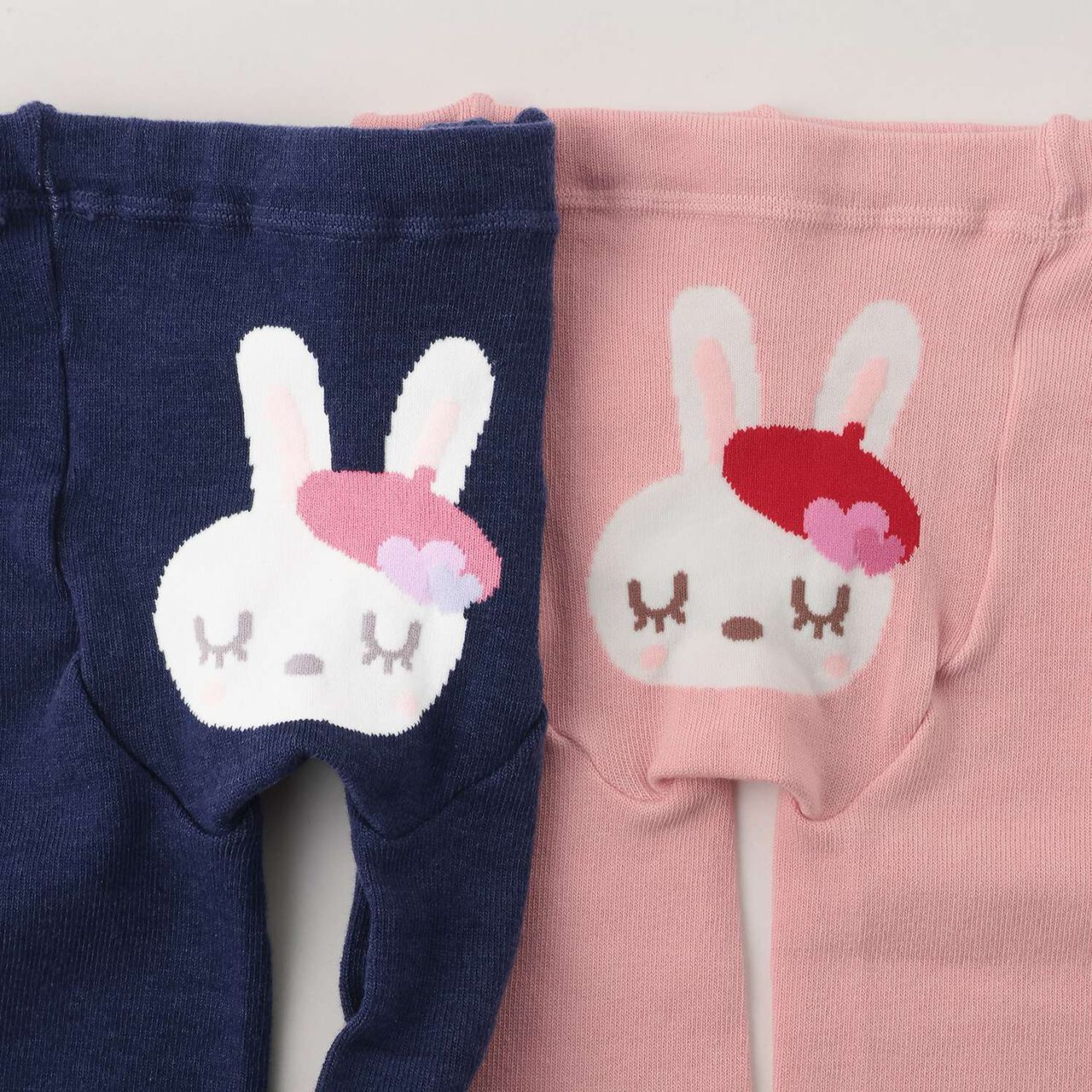 [Made in Japan] Mimi-chan Rolled-Hem Leggings,Pink, large image number 4