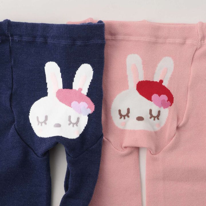 [Made in Japan] Mimi-chan Rolled-Hem Leggings,Pink, medium image number 4