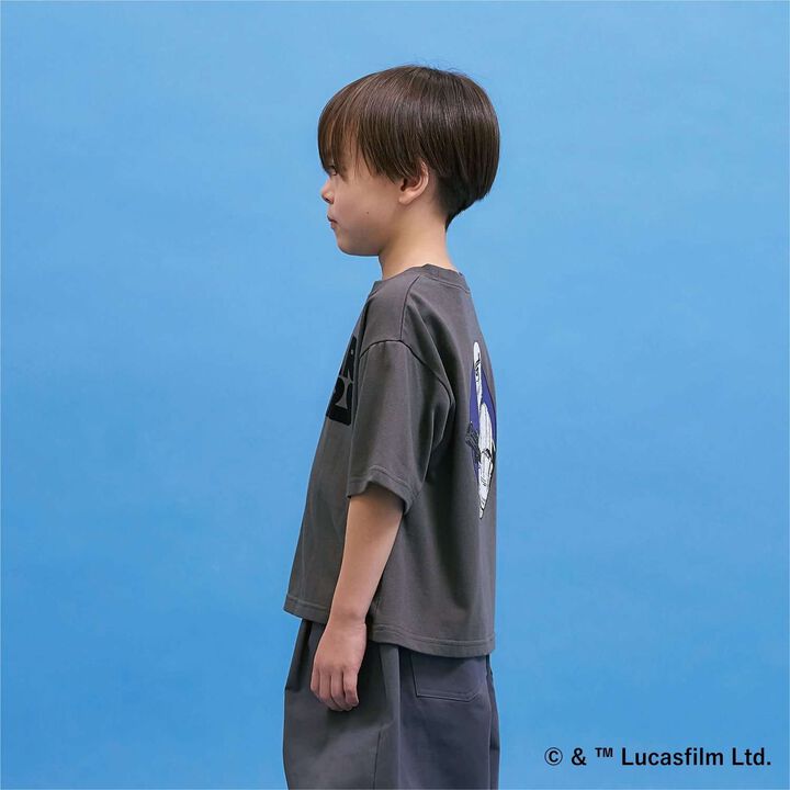 [STAR WARS] [Anti-Stain・Quick-Dry・Shape Retaining] Assorted Back Print T-Shirt [MNCM],Charcoal gray, medium image number 24