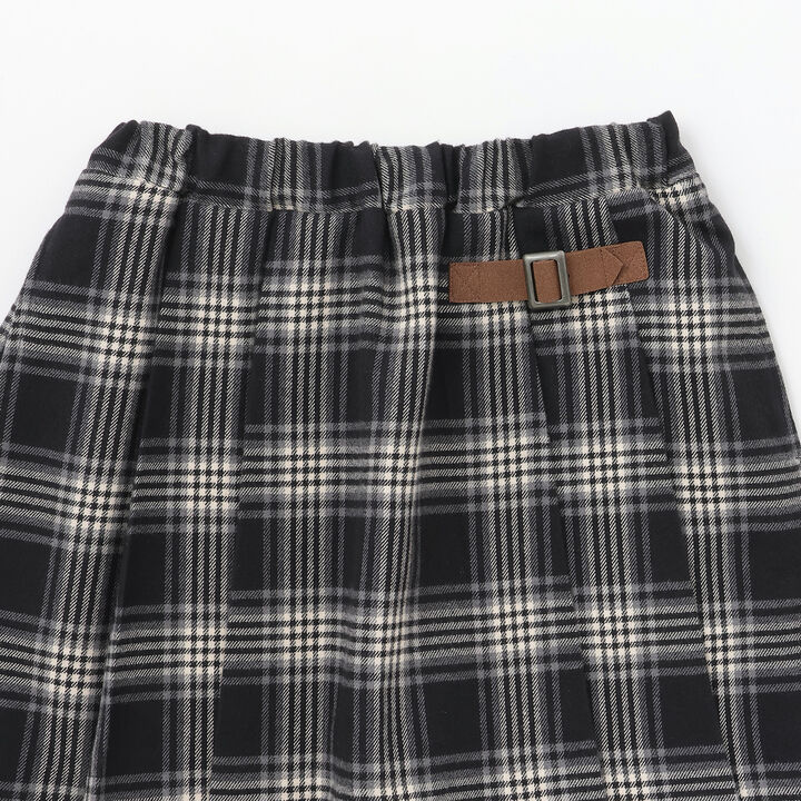 [Link] Checkered Skirt with Shorts (Junior Size),Brown, medium image number 2