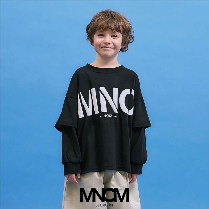 Anti-Stain Quick-Dry Non-Wrinkle Fake Layered T-Shirt [MNCM],, medium