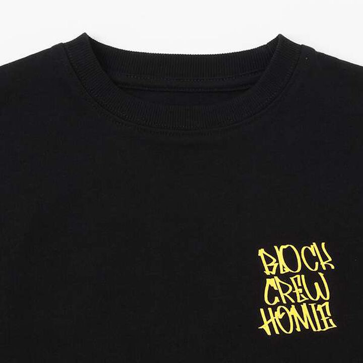 [SKIT0LY][Cool Touch] High Cool Cotton Foam Print Short Sleeve T-Shirt,Blue, medium image number 2