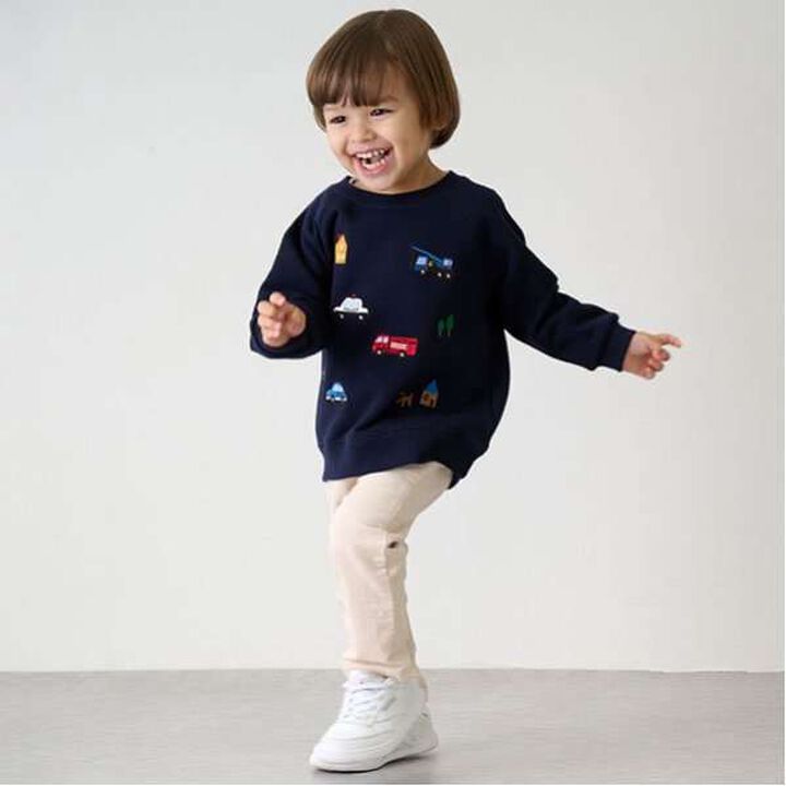 Vehicle Embroidered Sweatshirt,Top gray, medium image number 9