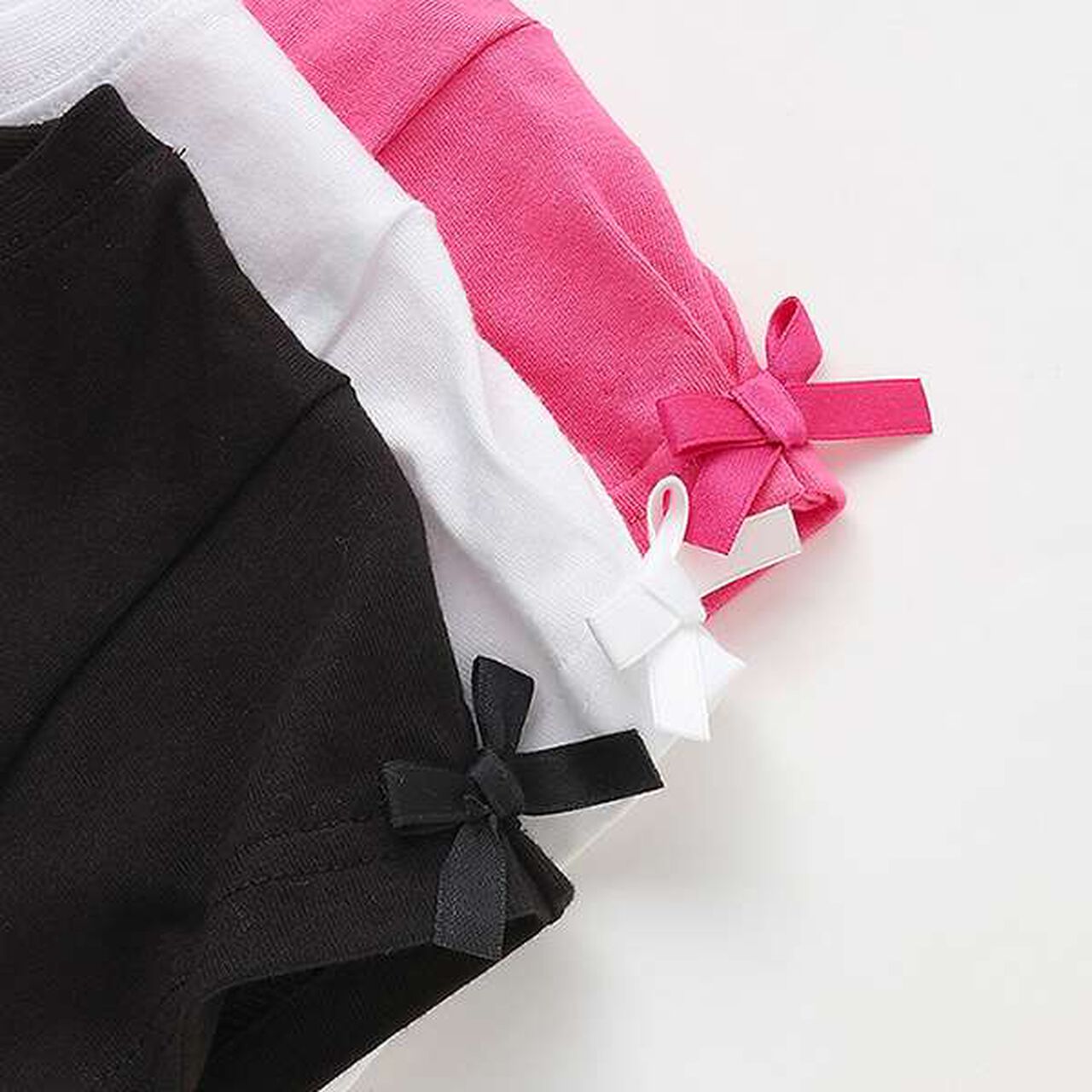 [Barbie] Sleeve Tuck T-Shirt,White, large image number 5