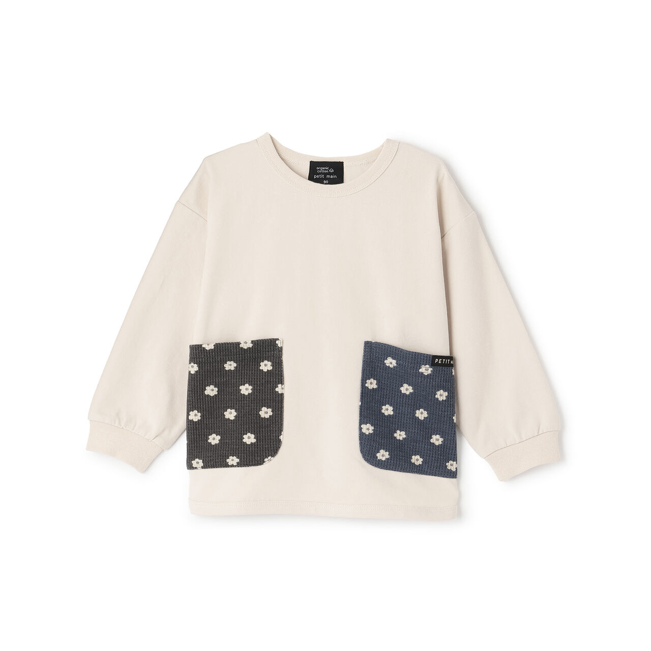 Organic Pocket Long-Sleeve T-Shirt,Navy, large image number 2