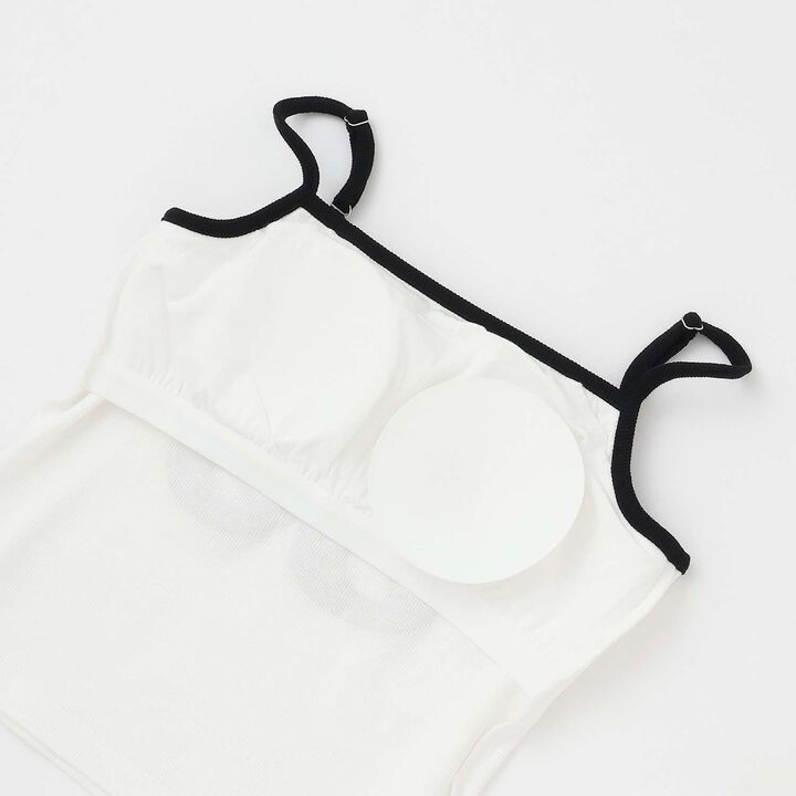 [LTXC/Antibacterial Deodorizing] Mesh Hoodie with Camisole,Black, medium image number 22