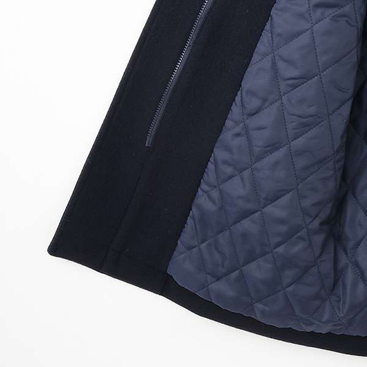 Long-Length Duffle Coat,Navy, large image number 2