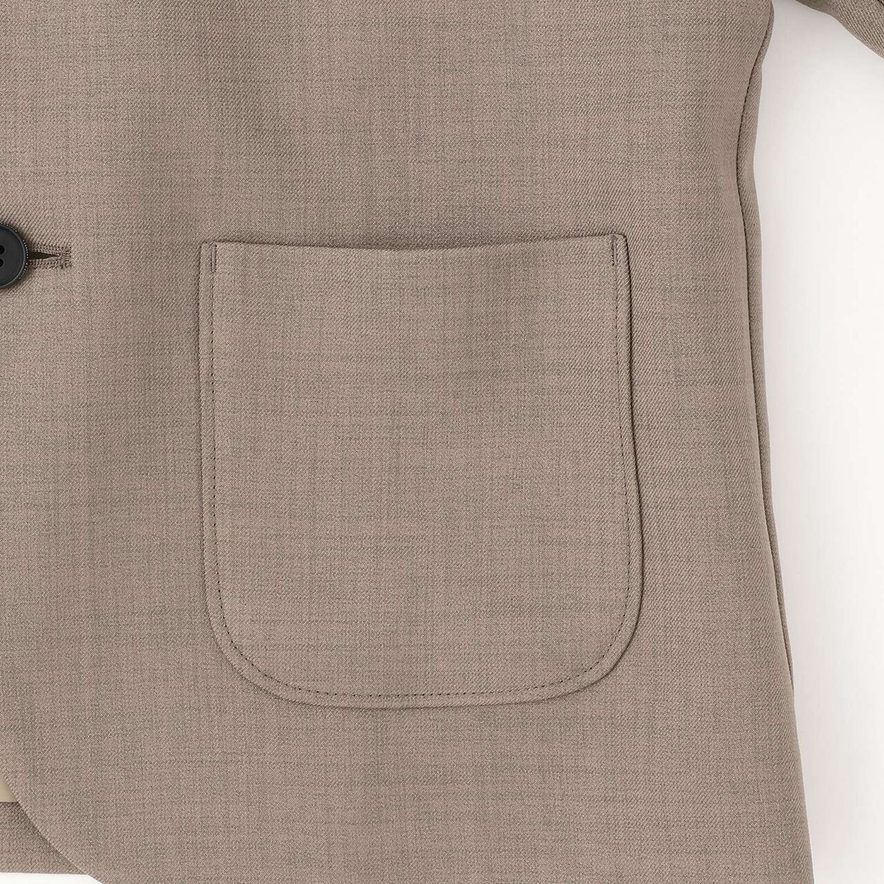 Semi-Formal No-Collar Jacket + Long Pants Set,Greige, large image number 16