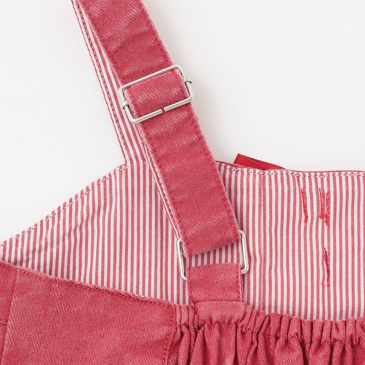 Lace-Up Ribbon Bustier & Long-Sleeve T-Shirt Set,Sax blue, large image number 5