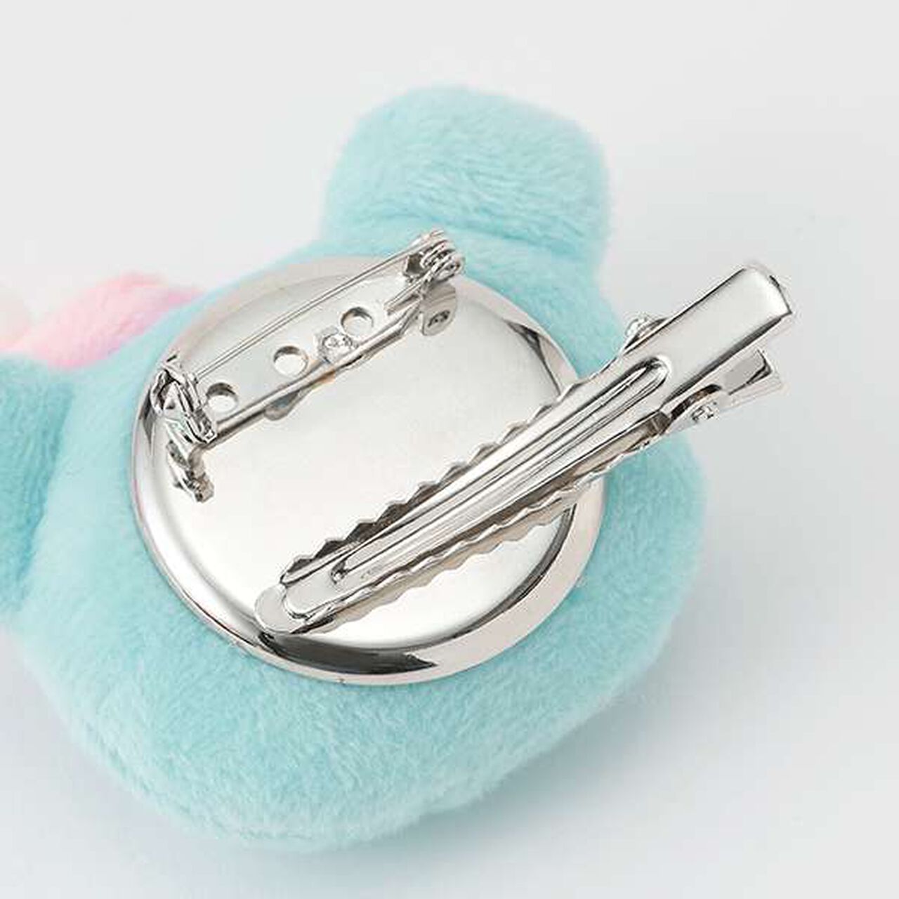 Mimi Popo Plush Badge & Hair Clip,Pink, large image number 3