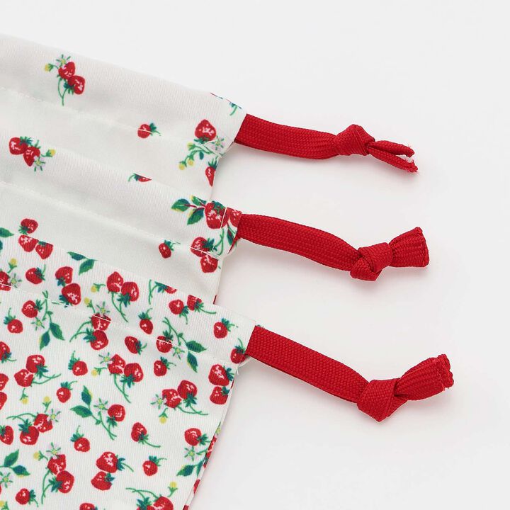 Wild Strawberry Pouch Set (3 Pieces),Pearl white, medium image number 2
