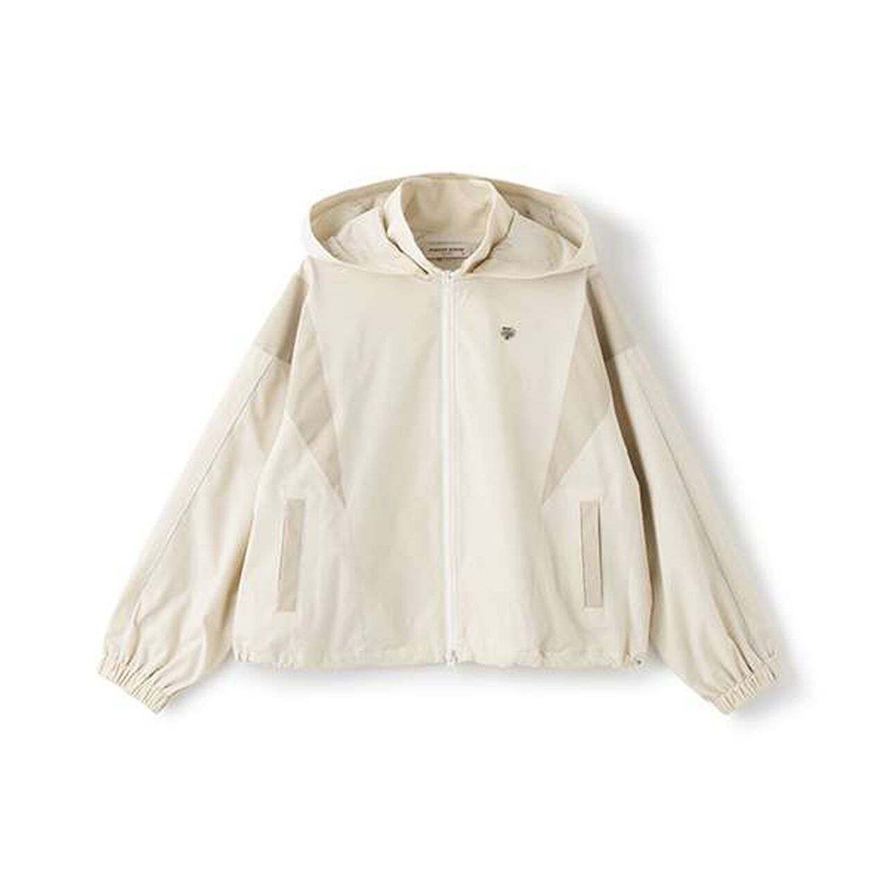 Water-Repellent Color Block Track Jacket,Black, large image number 5