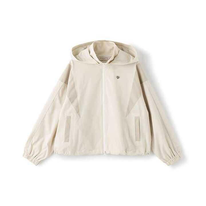 Water-Repellent Color Block Track Jacket,Black, medium image number 5