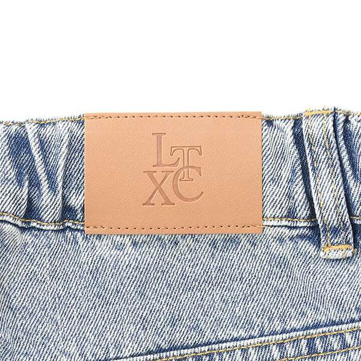 Distressed Wide Pants,Blue, medium image number 18