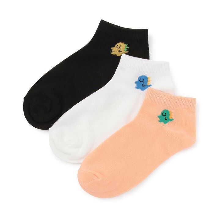 Monster Sneakers Ankle Socks,Orange, medium image number 4