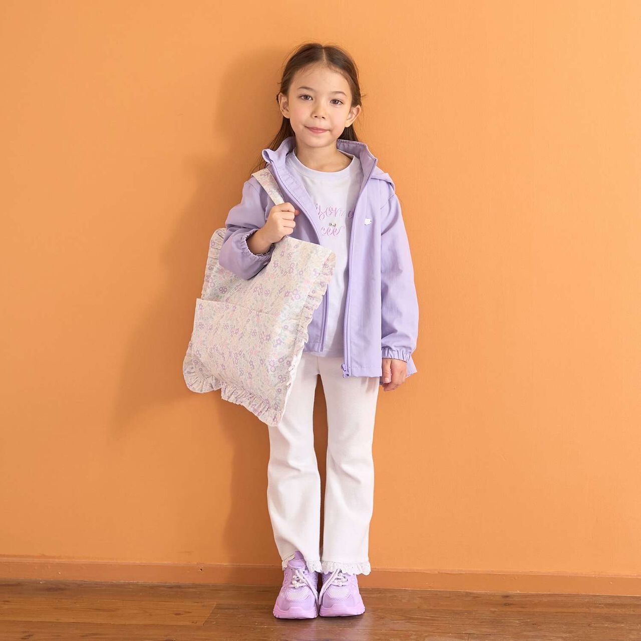 [School-Ready] [Water-Repellent, Anti-Stain, Durable, UV] Frill Lesson Bag with Ribbon,Lavender, large image number 26