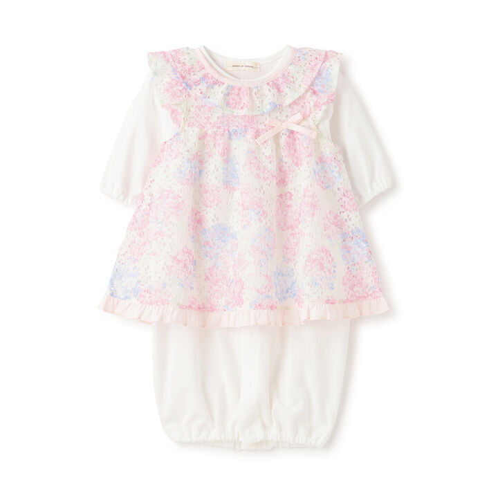 Hydrangea Lace Apron 2 WAY All-in-One,, medium