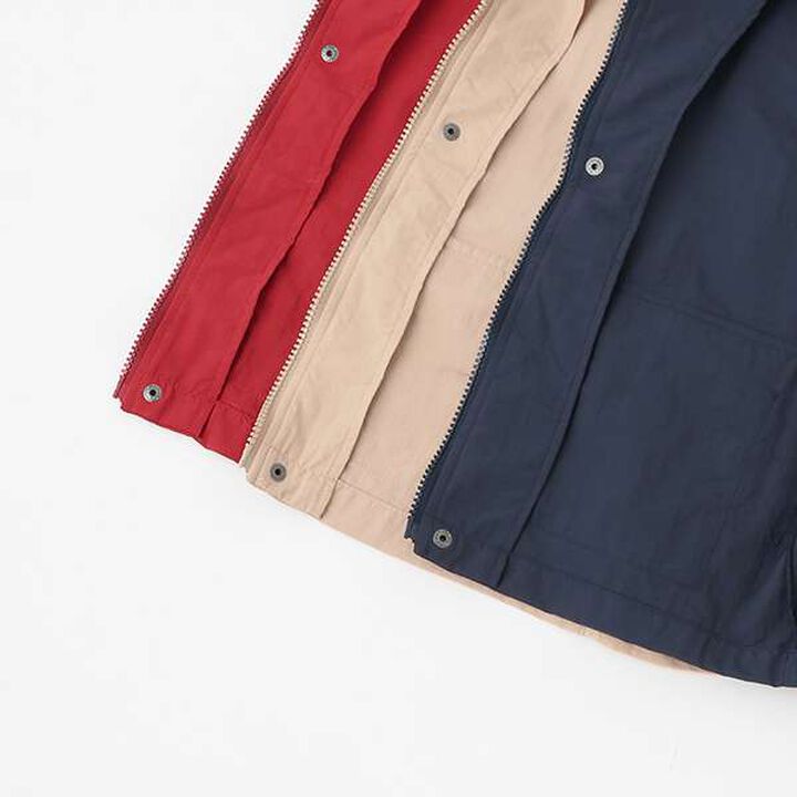 Stand Collar Windbreaker,Red, medium image number 16