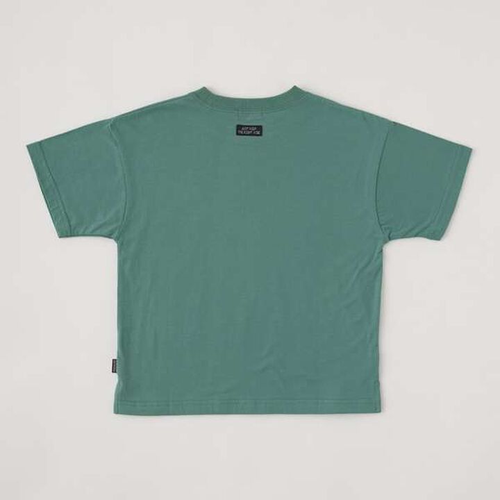 Non-Deforming Soft Cotton Hem Slit Simple Big T-Shirt,Charcoal gray, medium image number 13