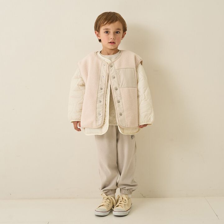 [Mix and Match Series] Quilted Jacket,Off white, medium image number 21