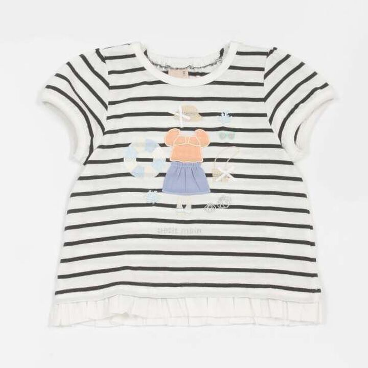 Cool Touch Bear Embroidered T-Shirt,Navy, medium image number 7