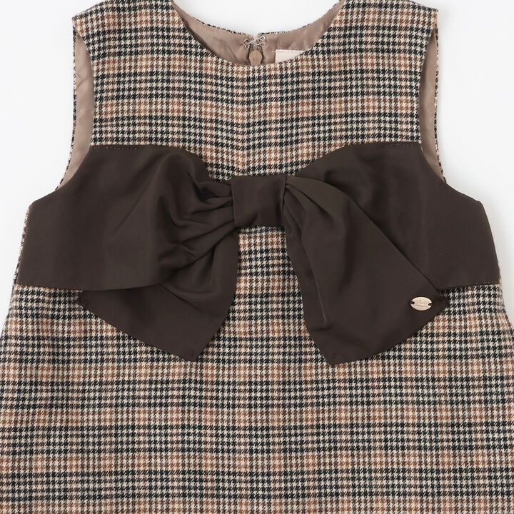 Link Ribbon Jumper Skirt,Gray, medium image number 12