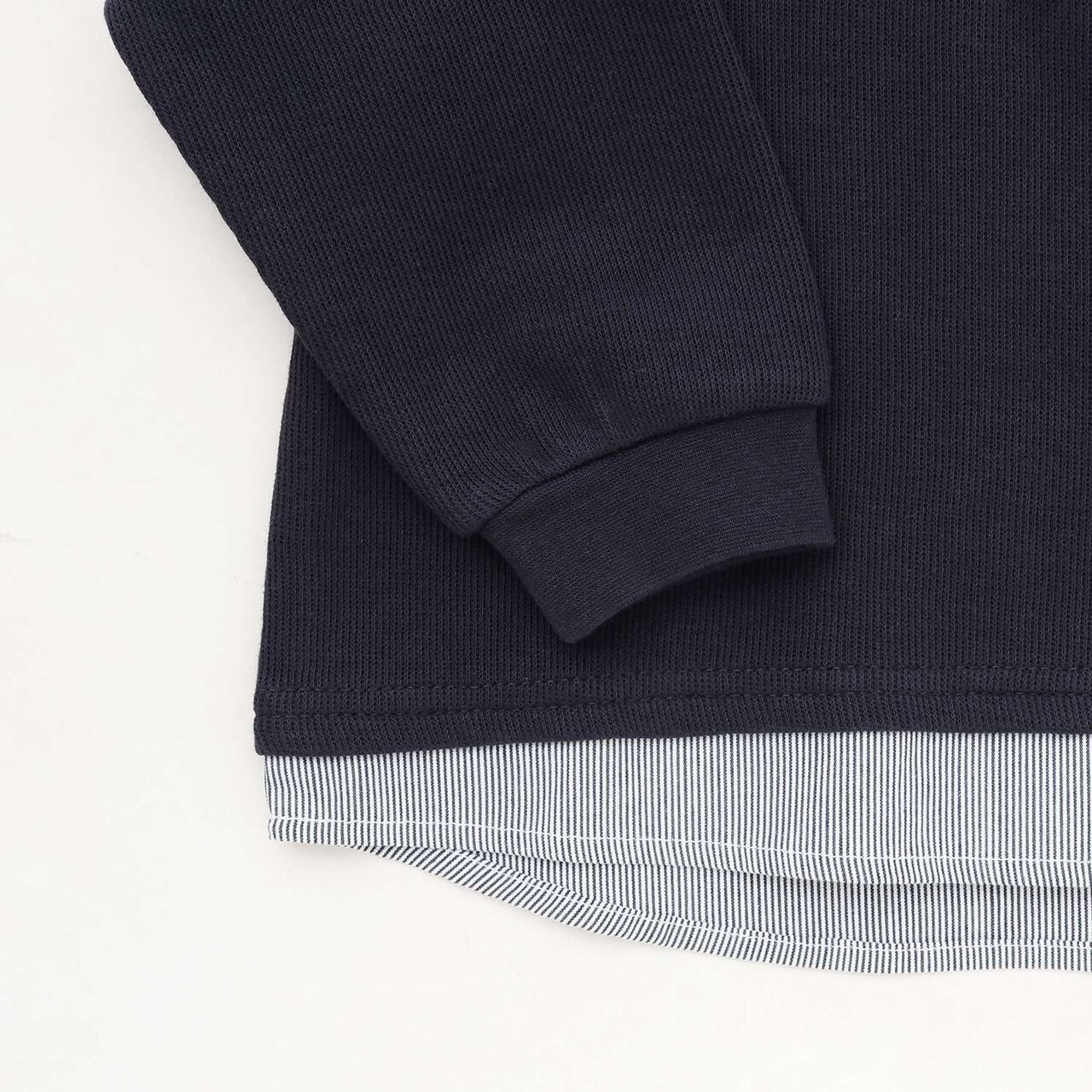 Chikawa Anime Long-Sleeve T-Shirt with Docking Design,Ivory, large image number 8