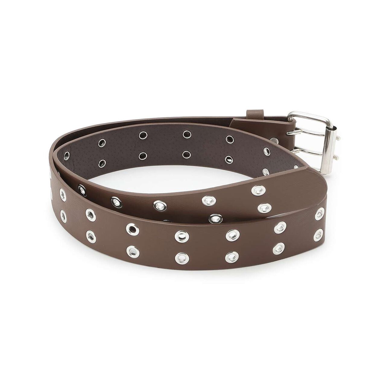 Grommet Belt,Silver, large image number 1