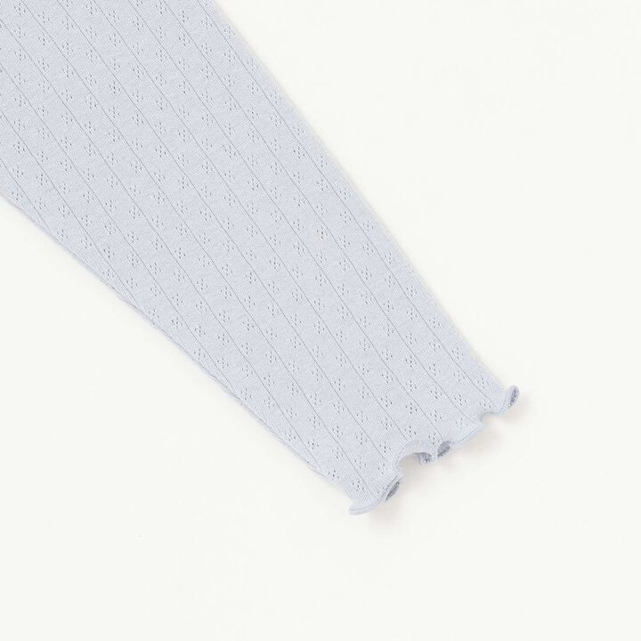 [UV Processing] Patterned Mesh Cardigan,Blue gray, medium image number 10