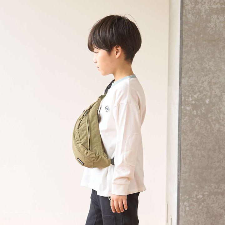 Nylon Pocket Sling Bag,Orange, medium image number 2