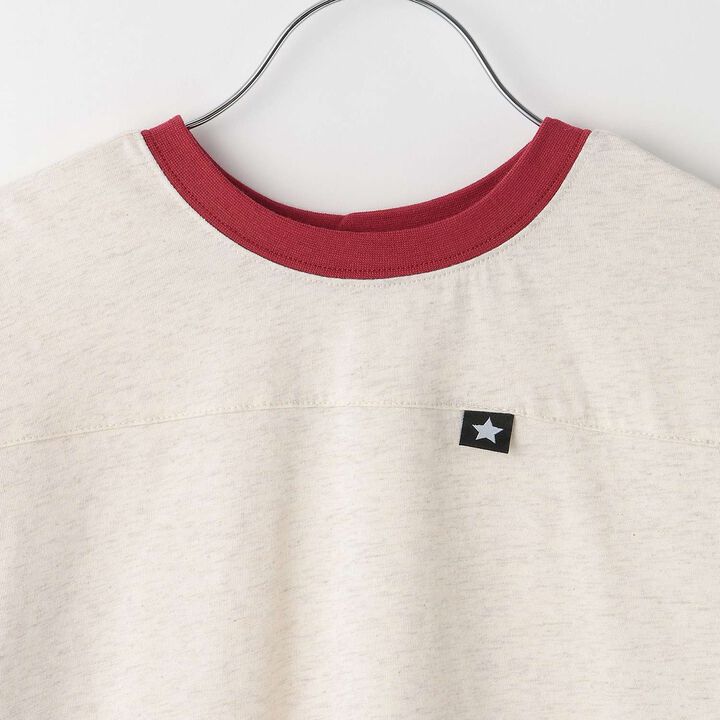 [Muteki T] Long-Sleeve T-Shirt with Name Tag Slot for Kids (Boys & Girls),Milky white, medium image number 18