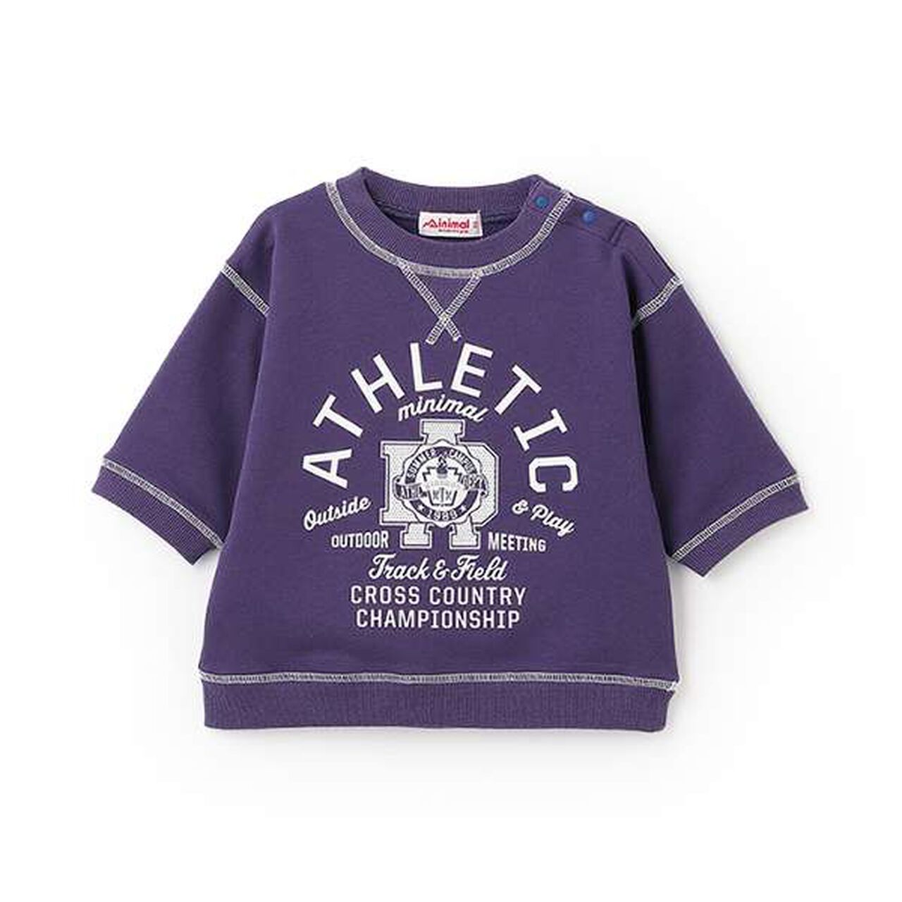 Color-Blocked Fleece Print Pullover,Off white, large image number 14